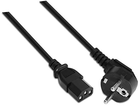 Nanocable Cable de Alimentación CEE7/7 Macho a C13 Hembra 1,5 m Negro